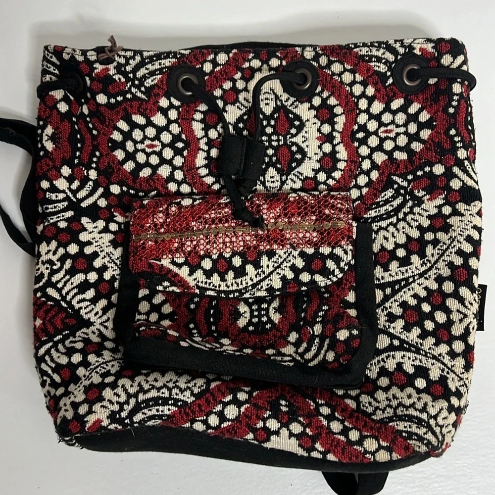 Catori backpack cream red and black - Picture 7 of 10